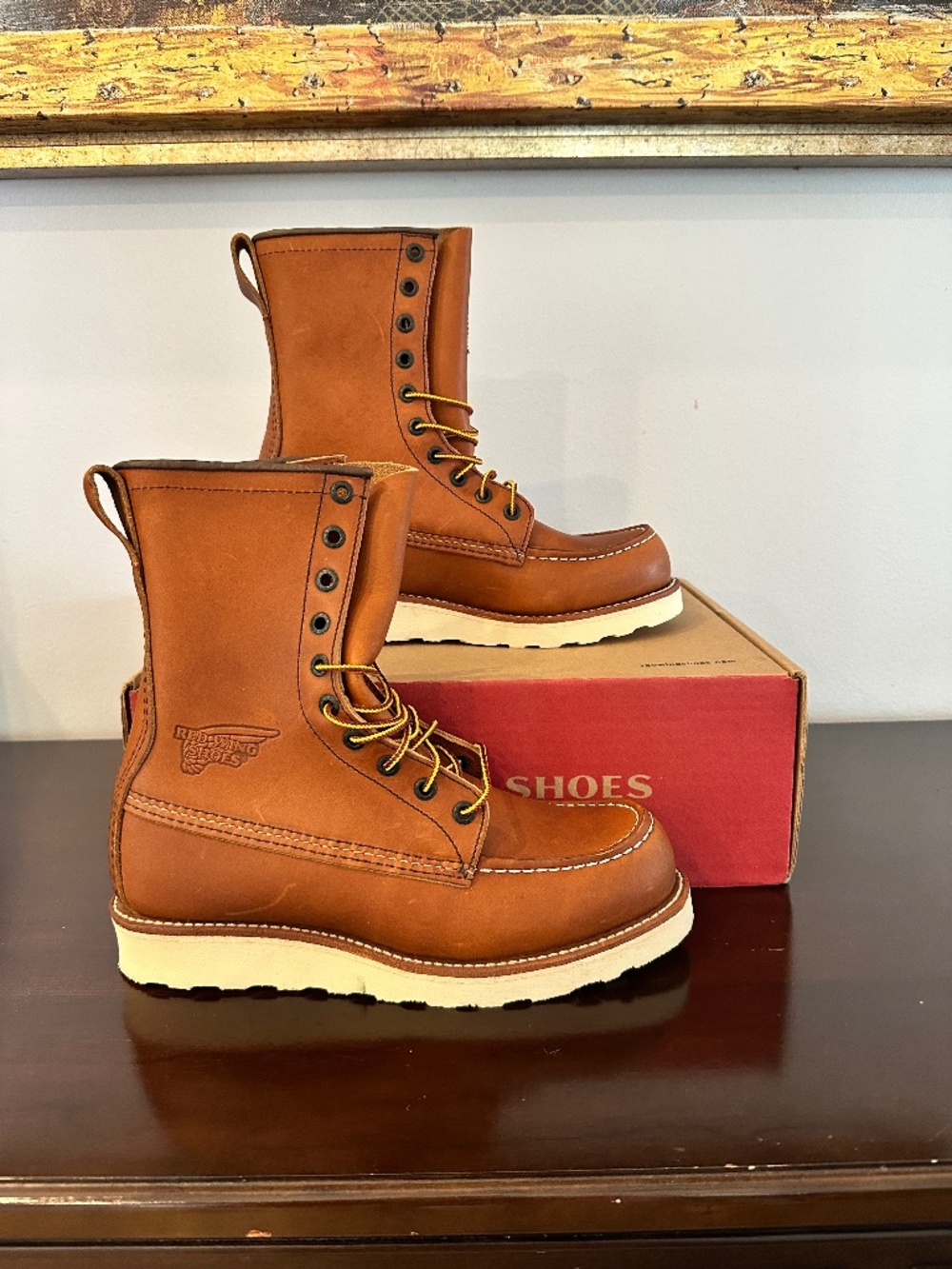 100% AUTHENTIC Red Wing 10877 "IRISH SETTER" Work Boots New Box Made In USA Sz 7
